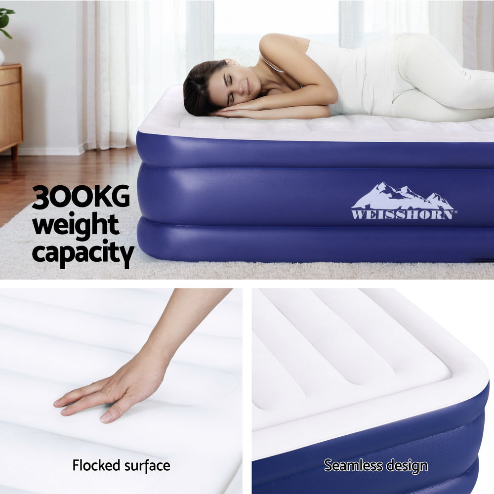 Weisshorn Air Mattress Queen Inflatable Bed Air bed 51cm