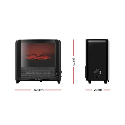 Devanti Electric Fireplace Fire Heaters 2000W