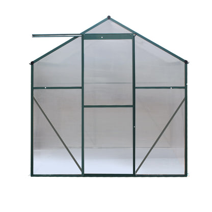 Greenfingers Greenhouse 1.9x1.9x1.83M Aluminium Polycarbonate Green House Garden Shed