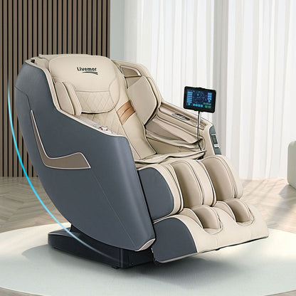 Livemor Massage Chair Electric Recliner Home Massager 3D Opal