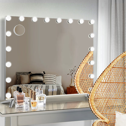 Embellir Bluetooth Makeup Mirror with Light Hollywood LED Wall Mounted Cosmetic