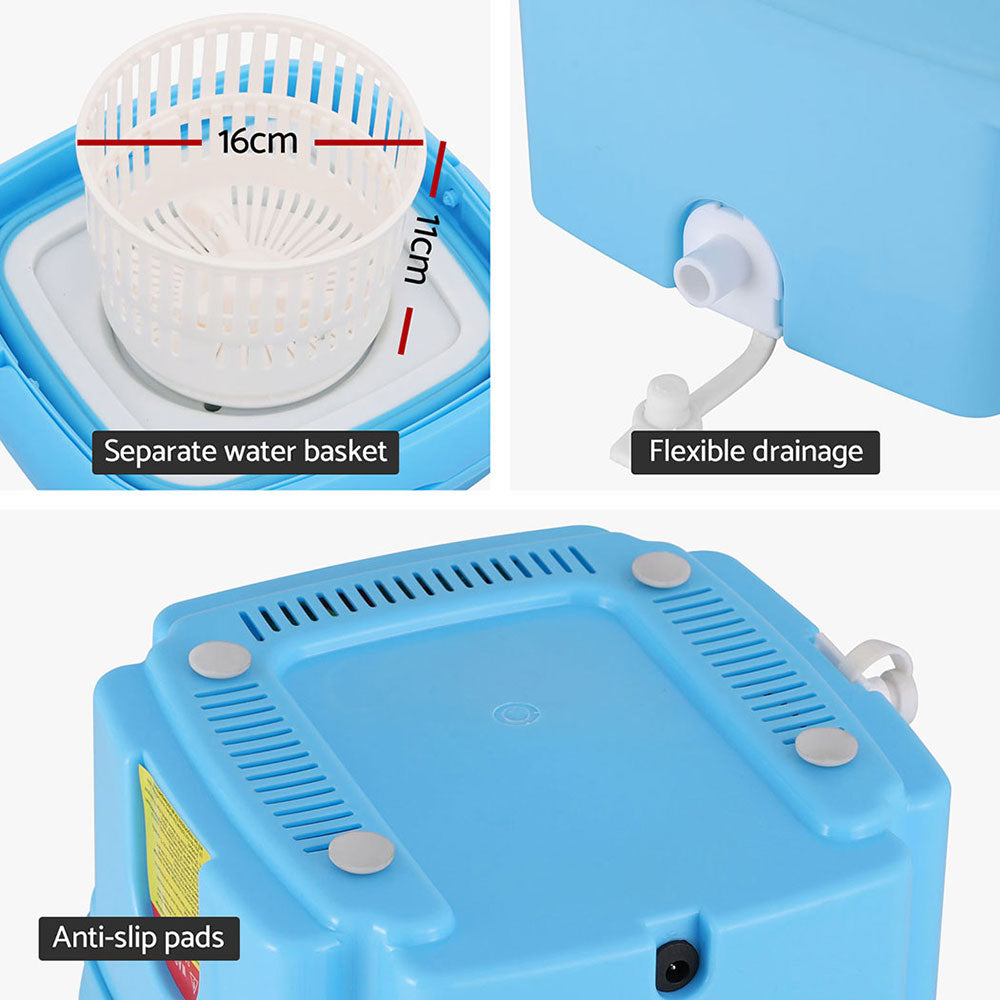 Devanti Portable Washing Machine 4.5L Blue