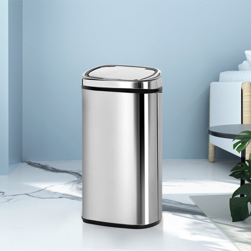 68L Stainless Steel Motion Sensor Rubbish Bin