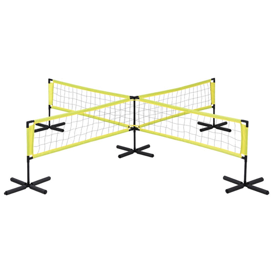 Everfit Water Volleyball Net Set Portable Swimming Pool Nets Game Four Square