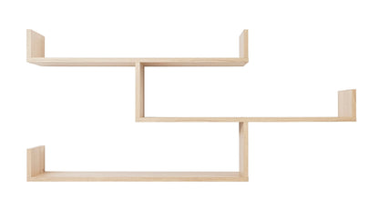 ZURICH MULTI LEVEL SHELF KIT (OAK)