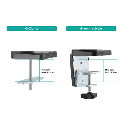 activiva ErgoLife Triple Monitor Screen Gas Spring Monitor Arm