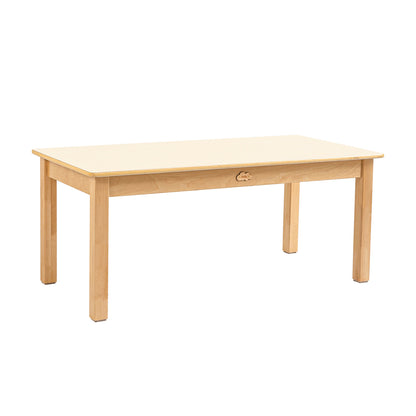 Jooyes Kids Birch and White Rectangular Table - H54cm