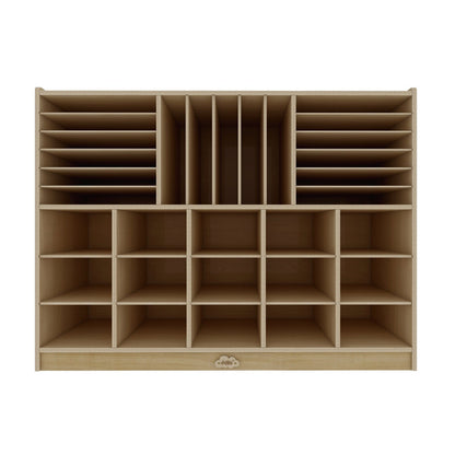 Jooyes 15 Cubby Cabinet Kids Bookshelf Organiser Storage