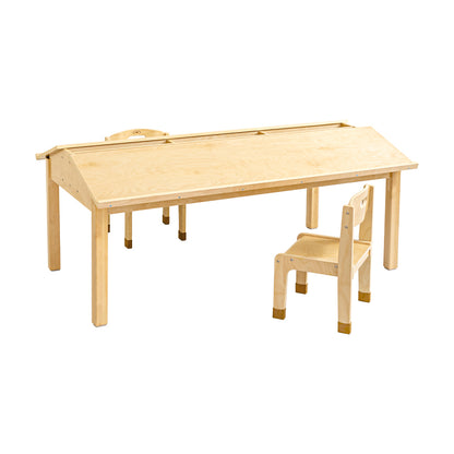 Jooyes Kids Tilt Slant Top Reading Drawing Table