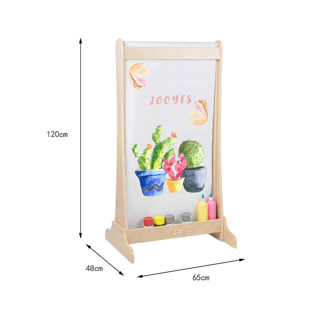 Jooyes Kids Acrylic Art Easel Painting Drawing Board