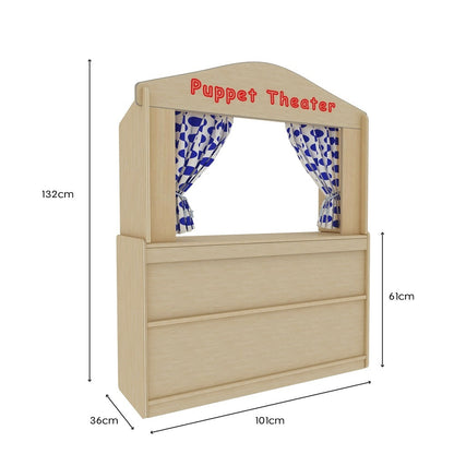 Jooyes Kids Role Play Puppet Theatre Puppet Stand