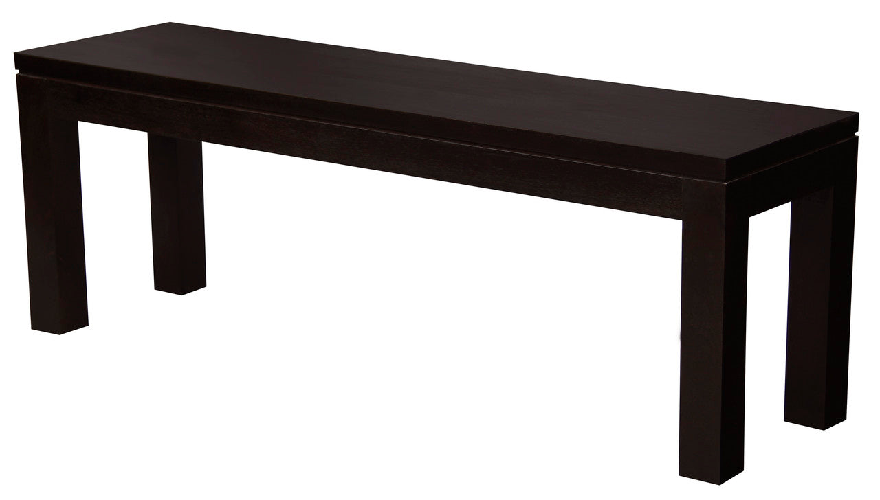 Large Tilda Solid Mahogany Bench (Chocolate)