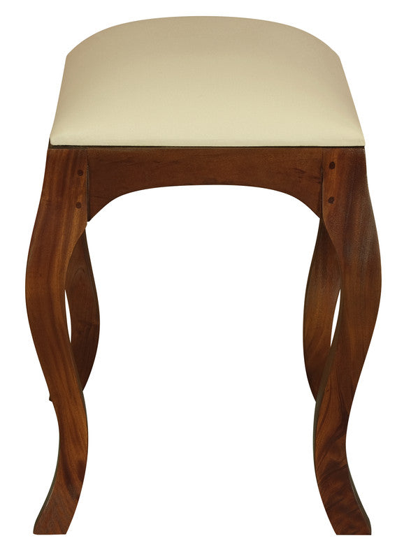 Eloise Cabriole Leg Dressing Stool (Mahogany)