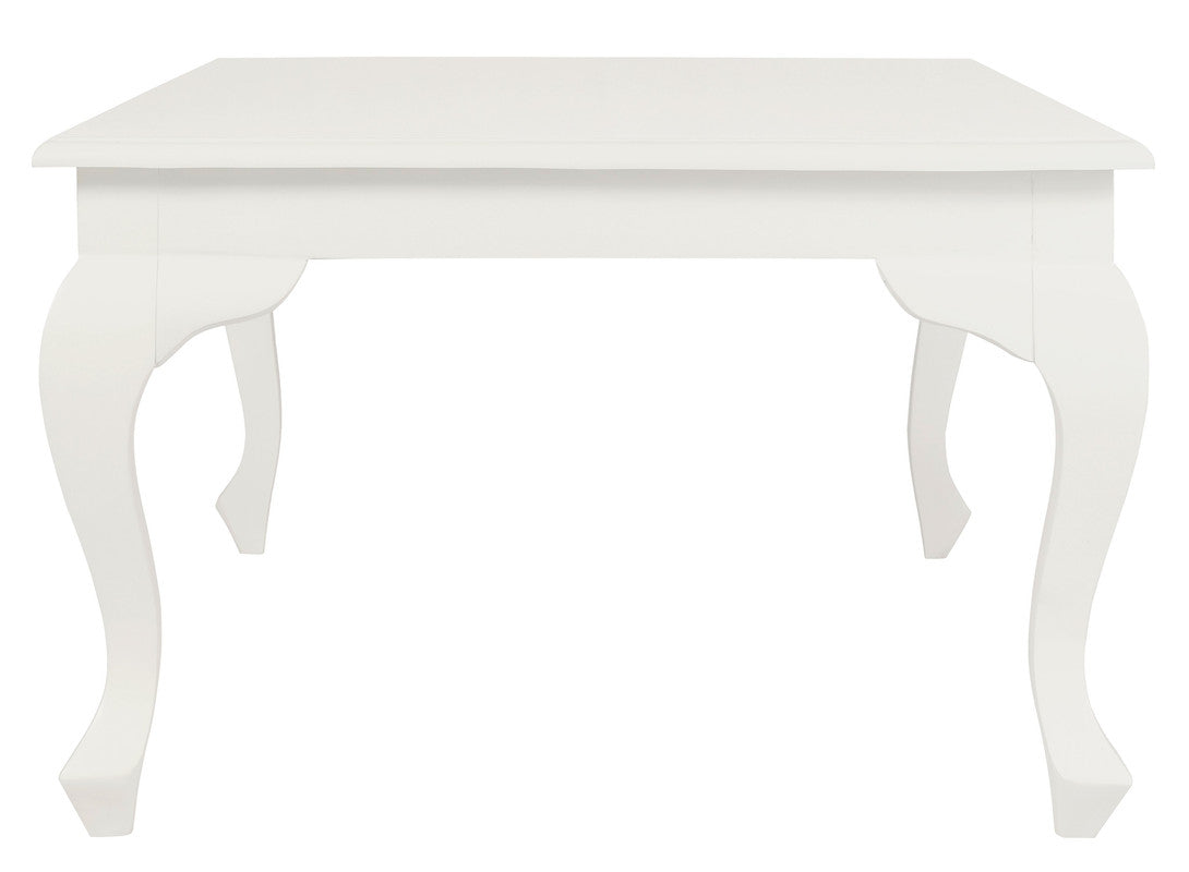 Queen Anne Coffee Table 120 x 70 cm - White