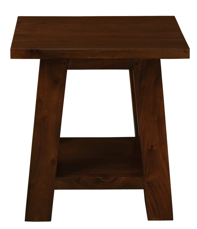 Tokyo Solid Mahogany Timber Lamp Table (Mahogany)