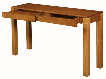 Amsterdam 2 Drawer Sofa Table (Light Pecan)