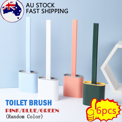 Bathroom Silicone Bristle Toilet Brush Creative Cleaning Flex Revolutionary Random color