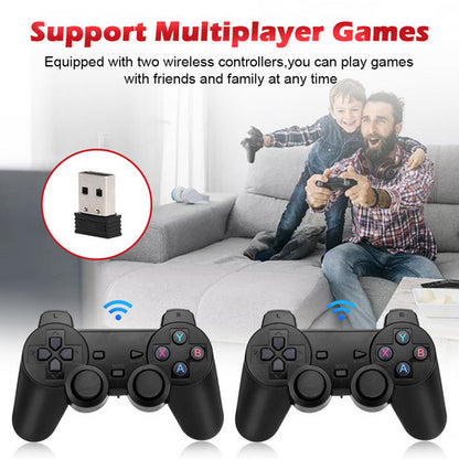 40000+ HD HDMI Pre-Loaded Retro Video Game Stick Console +2 Wireless Controller