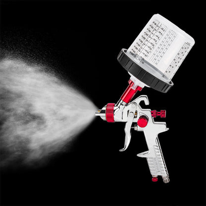 Air HVLP Spray Gun Paint Gun 600CC Gravity Feed Cup 1.4mm 1.7mm 2mm Tip AU Stock