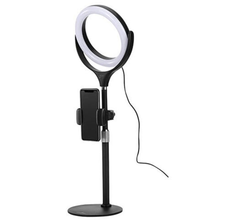 8"LED Ring Light Dimmable Lighting Kit Phone+Selfie 40cm Tripod Makeup Live Lamp