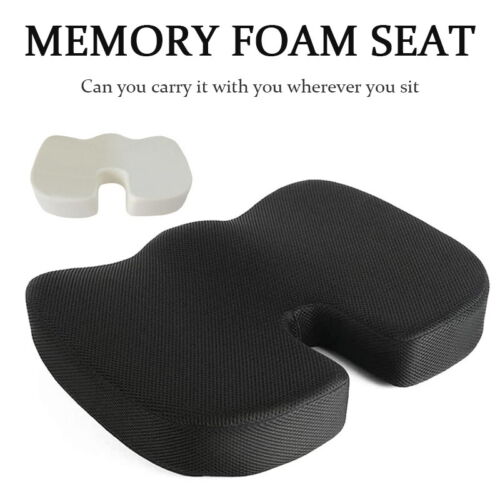 Coccyx Seat Cushion Ergonomic Posture Car AU Relieve Sciatica Back Tailbone Pain