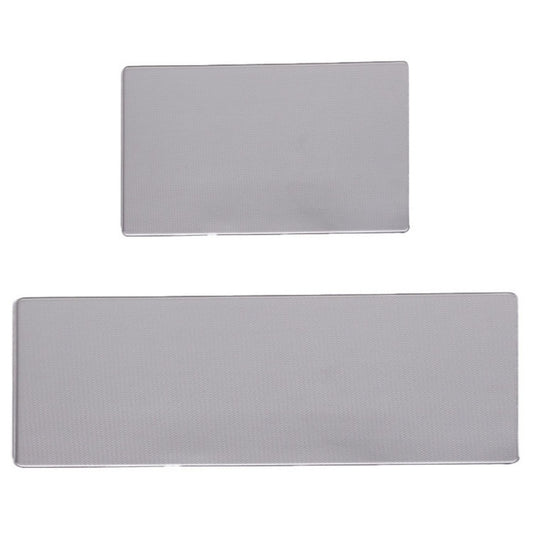 GOMINIMO PVC Kitchen Mat 2pcs Set Grey