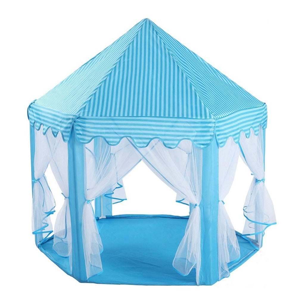 GOMINIMO Kids Hexagonal Tent with LED Lights (Blue)