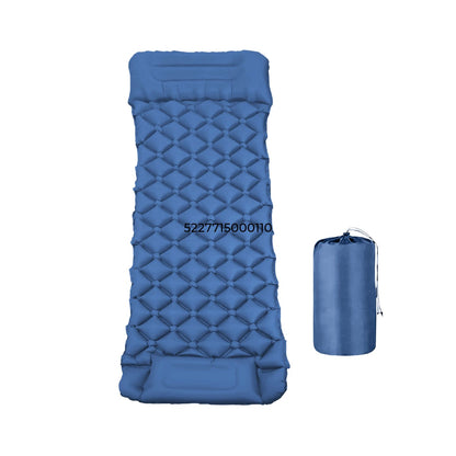 KILIROO Inflatable Camping Sleeping Pad with Pillow (Navy Blue) KR-ISP-100-HZ