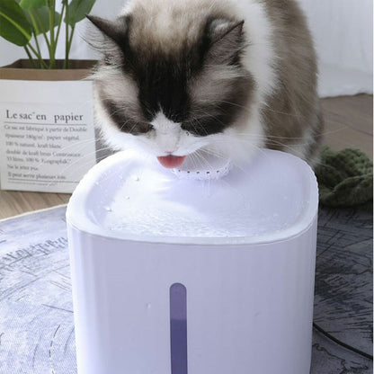 Floofi Pet Water Fountain Dispenser LED USB 3L