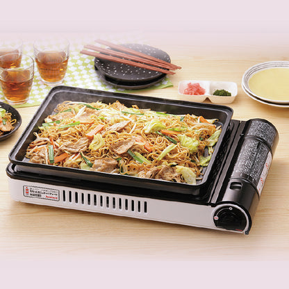 Iwatani Desktop Oversized BBQ Grill + Non-Stick Baking Pan 417*325*169mm