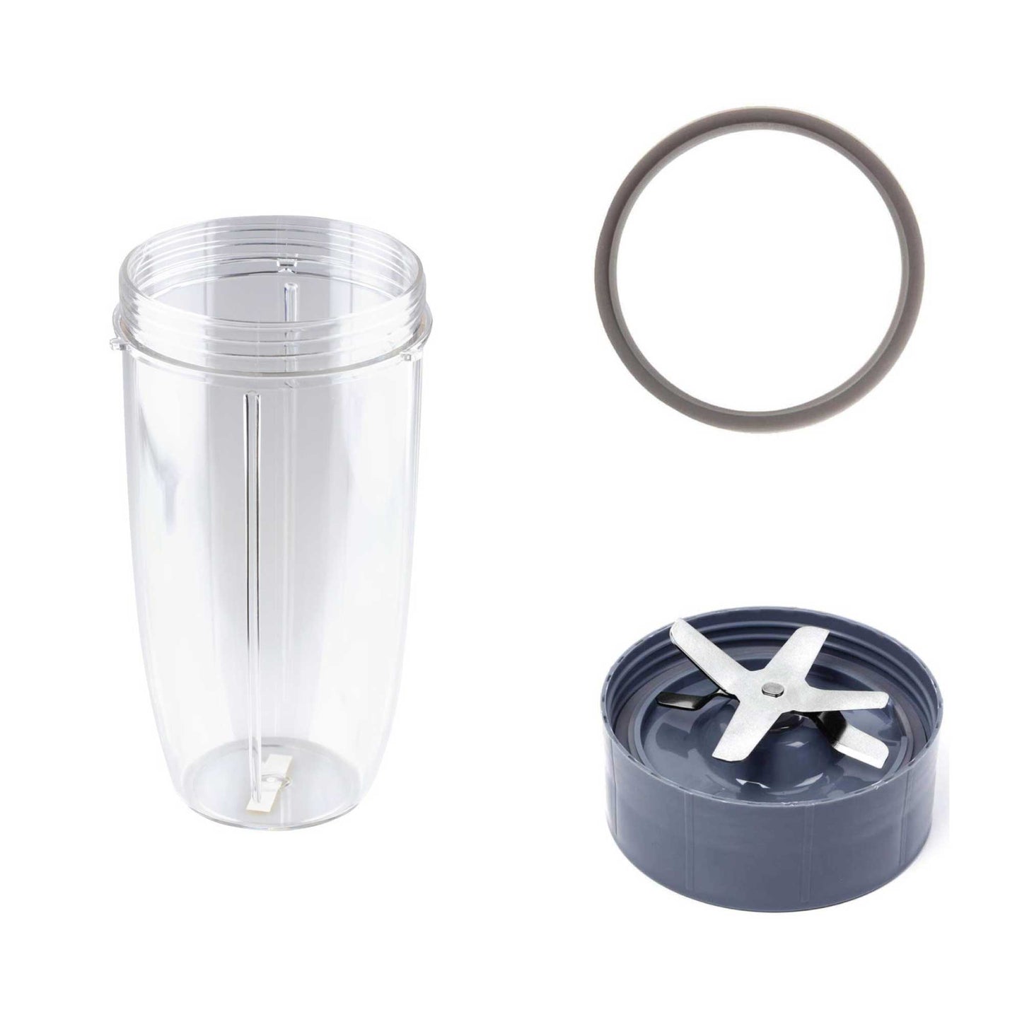 For Nutribullet Extractor Blade + Tall Cup + Grey Seal - 900 and 600 Models