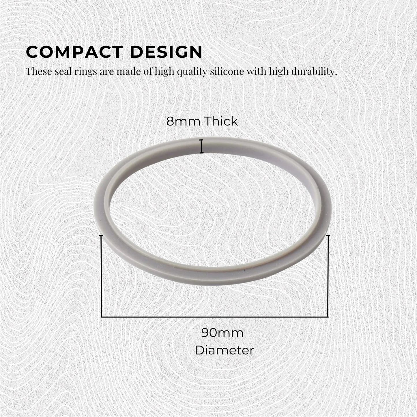 4x For Nutribullet Grey Gasket Seal Ring - For New 600W 1200W 900W Models