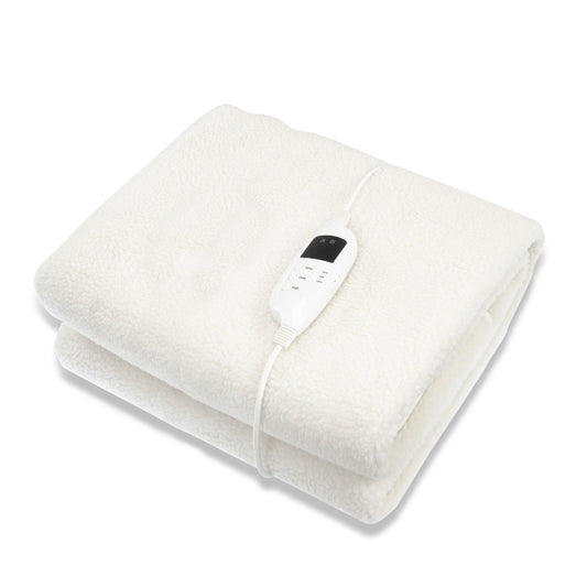 Laura Hill Heated Electric Blanket Fitted Fleece Underlay Throw Single