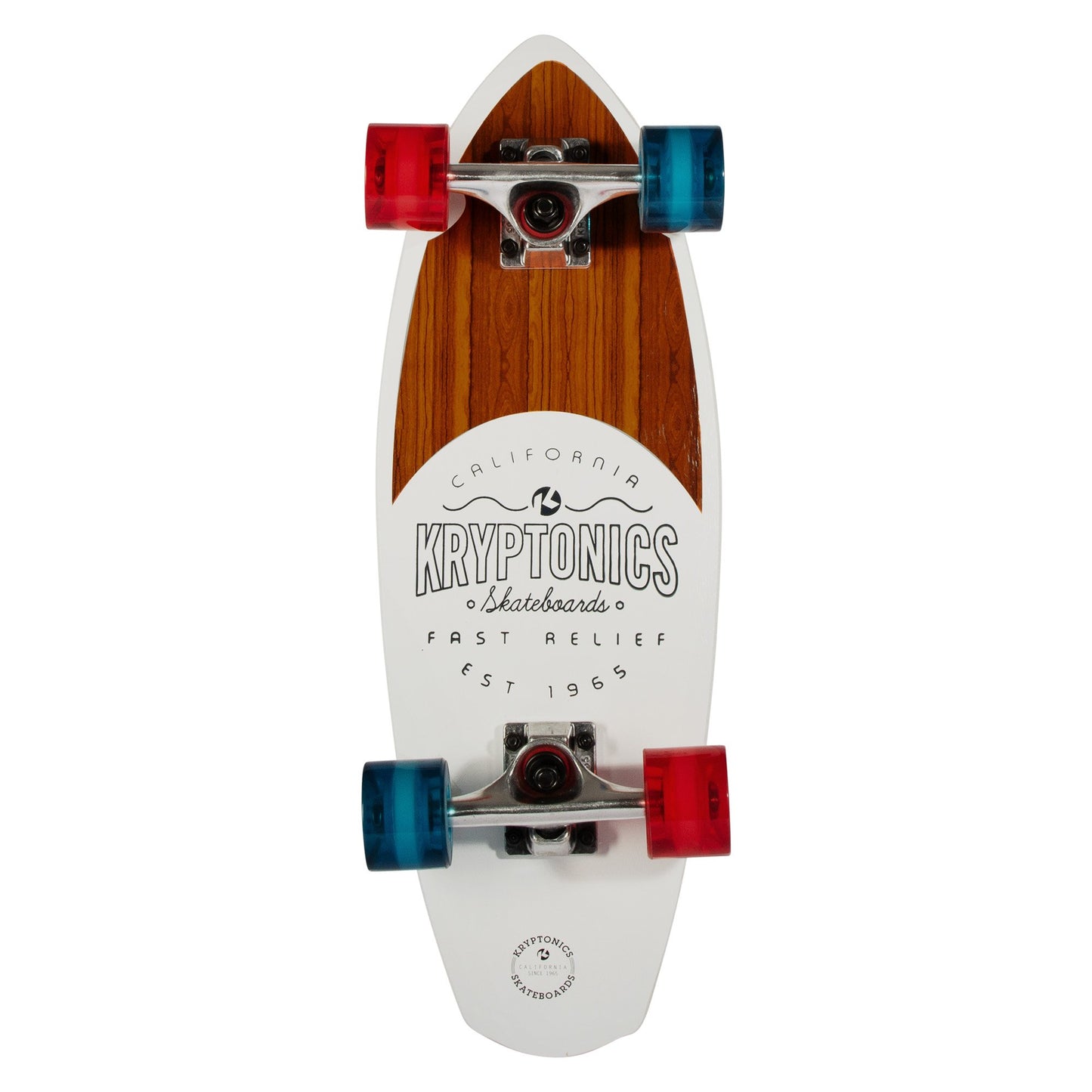 Bravo Sports Kryptonics 23-inch Mini Fat Cruiser Board In Liberty Blue