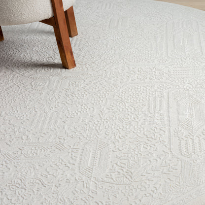 Grande Jacquard Rug - Ivory - 120x170