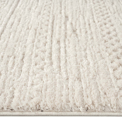 Addie Soft Pile Rug - Ivory - 160x230