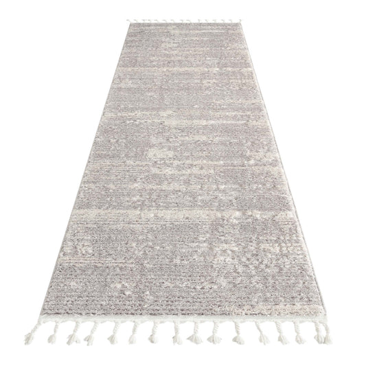 Addie Soft Pile Rug - Light Grey - 160x230