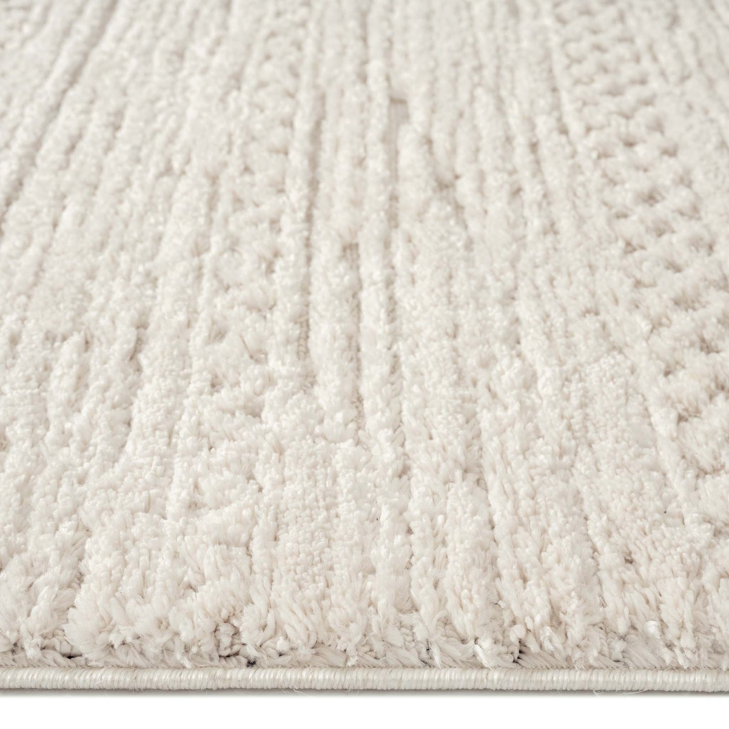 Addie Soft Pile Rug - Ivory - 300x400