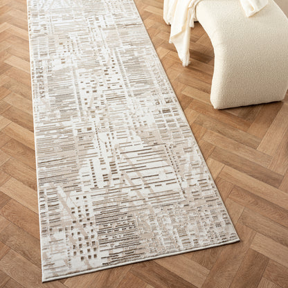 Grande Jacquard Rug - Taupe - 300x400