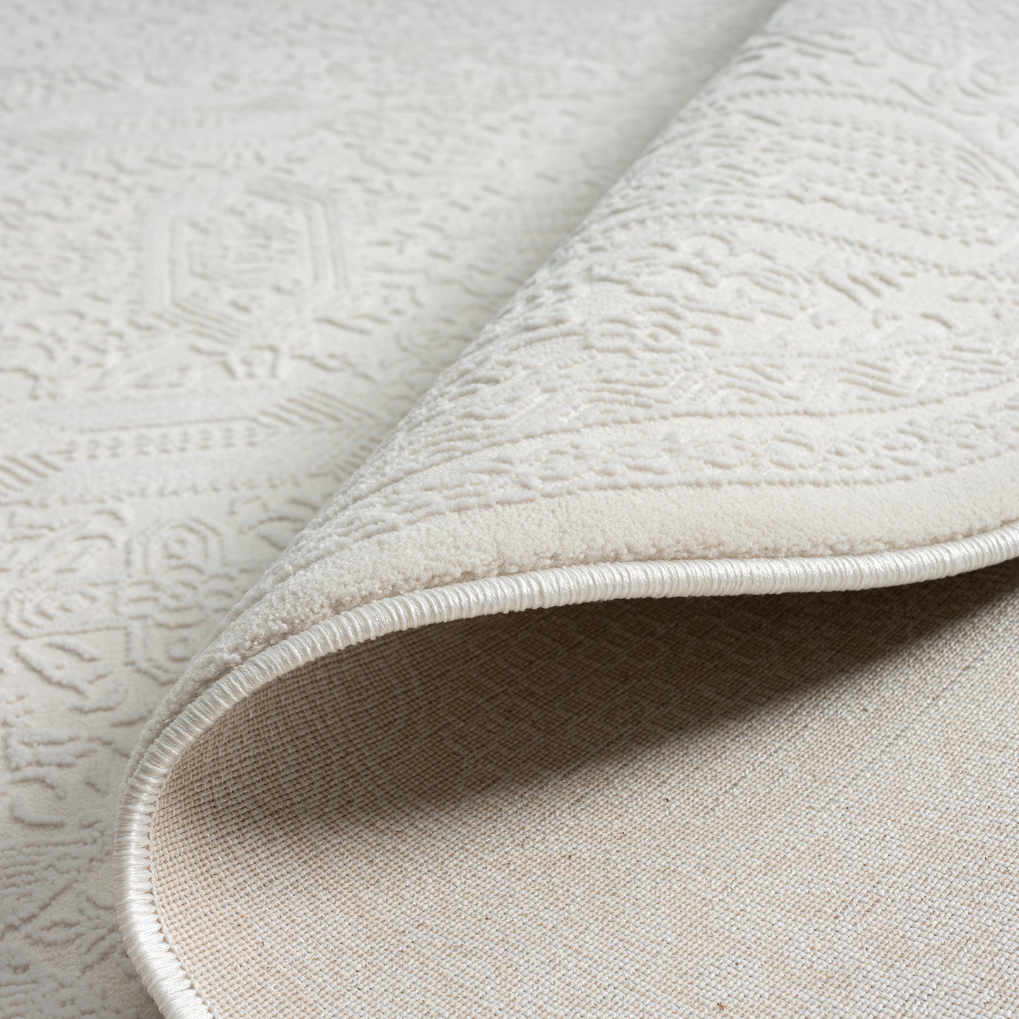 Grande Jacquard Rug - Ivory - 80x150