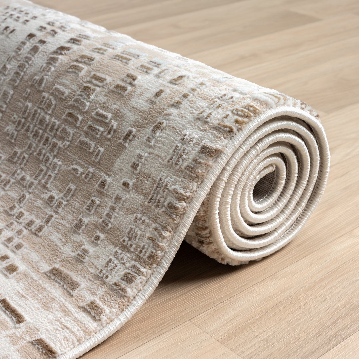 Grande Jacquard Rug - Taupe - 80x150