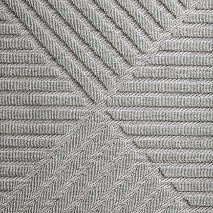 Alpha Outdoor Rug - Light Grey - 80x300