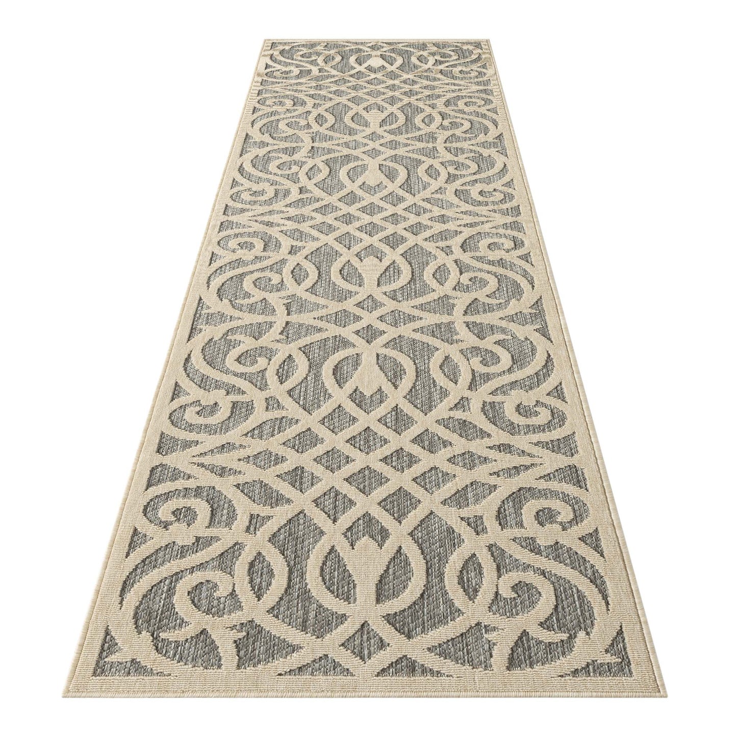 Alpha Outdoor Rug - Grey - 80x300