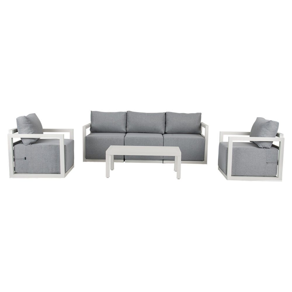 Alfresco 5-Seater Deep-Seated Patio Set – Charcoal Grey