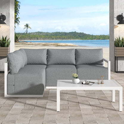 Four-Seat Alfresco Harmony Set – Charcoal Grey