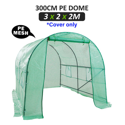 Garden Greenhouse Shed PE Cover Only 300cm Dome Tunnel