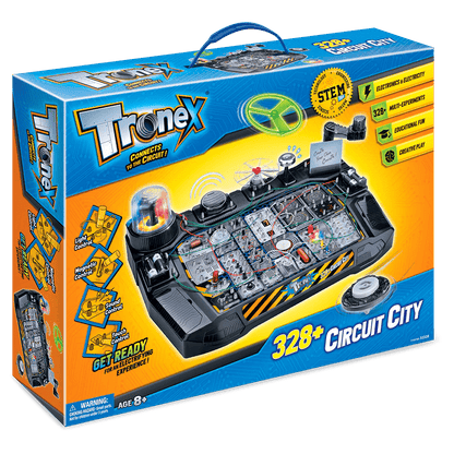 Tronex 328+ Circuit City STEM Kit Toy for Kids Educational Circuit Learning Board