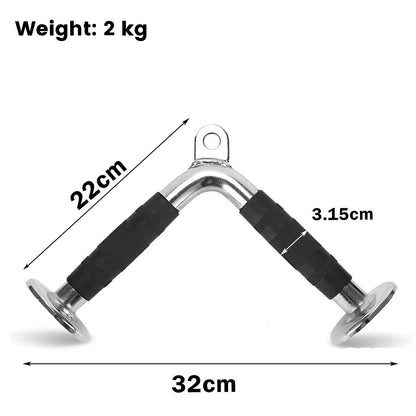 LAT V Bar V Pull Down Handle Row Handle Cable Machine Attachment