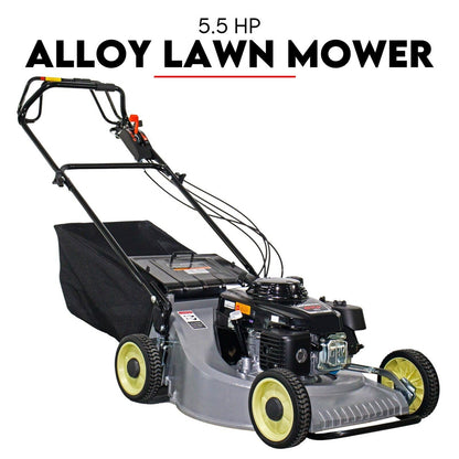 LAWN MOWER SELF PROPELLED 21" WITH A 5.5HP HONDA ENGINE ALLOY BODY MULCHING