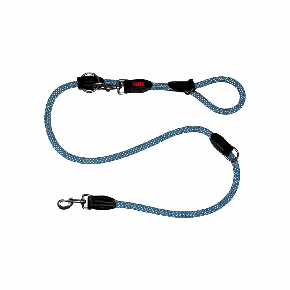 KONG Adjustable Rope Blue Leashes Large